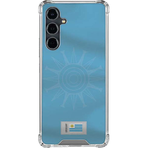 Uruguay Soccer Flag Galaxy S23 FE Clear Case